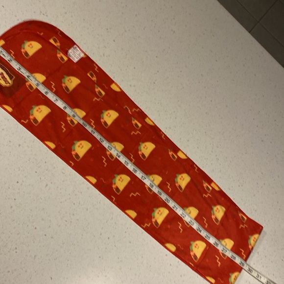 GENERAL MILLS OLD EL PASO LUCKY CHARMS retro logo print winter scarves pair lot - Picture 3 of 3